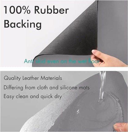 ECO METRIX Quick Dry Extra Absorbent Premium Water Non-Slip Dish Drying Mat