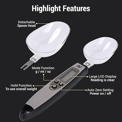 Ant AEKSS10 Digital Food Measuring Spoon Scale for easy Kitchen Use