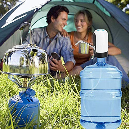 LECIEL USB Rechargeable Stainless-Steel Water Pump Dispenser 5Gallon Black